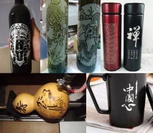 阜阳临泉县酒瓶葫芦工艺品激光雕刻机